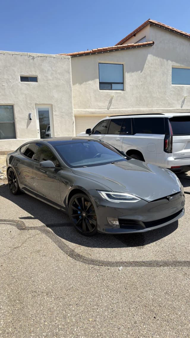 A vehicle freshly detailed by BK Detailing in Tucson